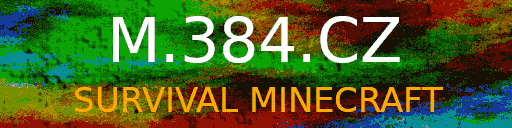 M.384.CZ - SURVIVAL MINECRAFT - BANNER